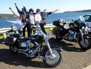 Guys on Bikes having fun in Sydney - Private Shore Excursions